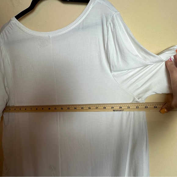 Lane Bryant NWT White Swing Tee Short Sleeve T-Shirt Womens Size 18 / 20 - Picture 11 of 13